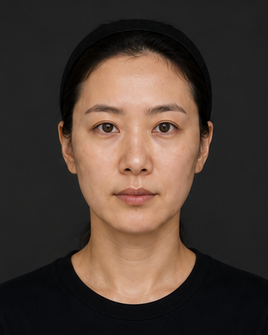 정면 합성 예시 사진